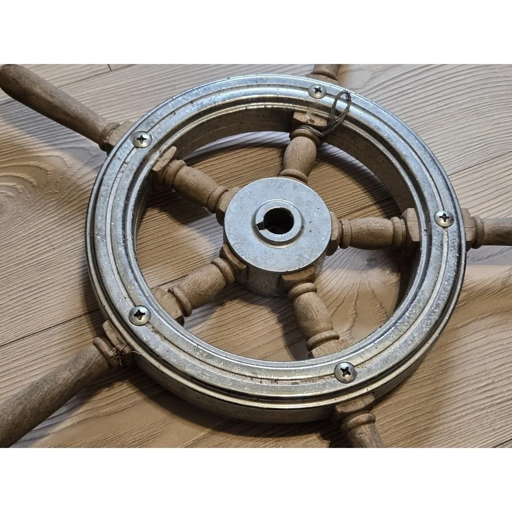 Vtg‎ Lyn-Craft Ship Steering Wheel Helm Lyncraft Boats Part Decoration